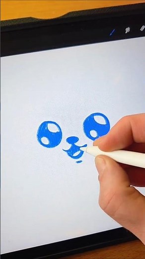 Deze simpele ogen maken elk dier SUPER schattig! 😍 #kindertekening #tekenen #drawingforkids