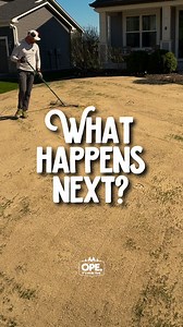 👉 This is leveling, the process of getting rid of all those bumps in your yard! 🏡 #diy #lawn | Ope. It’s Mow Time