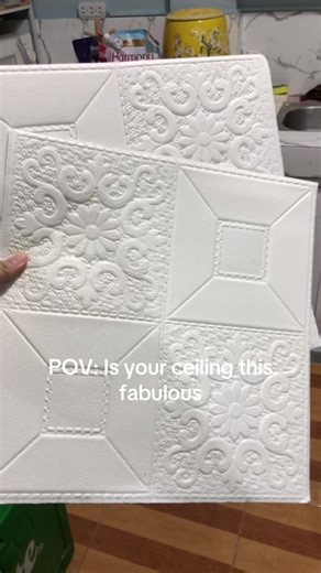 #ceilingmakeover #homedecor #diy