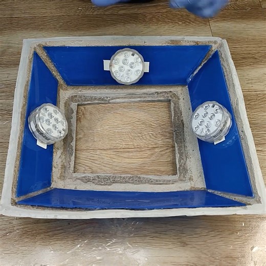 A Living World in Concrete Setup ✨🐠 #diy #concrete #aquarium | RusticKraft