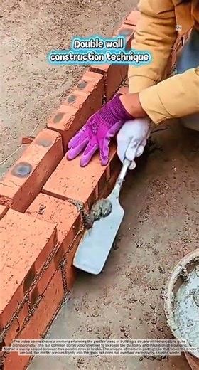 Double wall construction technique