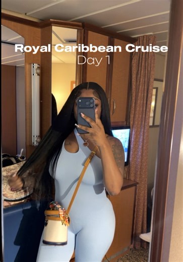 Cruise Day 1 🚢 I enjoyed cruising with @Royal Caribbean thank you so much @Veronika for this trip🫶🏽 #tempestroshelle #cruise #vlog #birthdaytrip