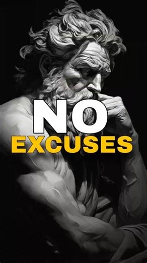 Every Excuse Is Making You Weak (Stoicism)#stoicism #marcusaurelius #YouTubeShorts #noexcuses