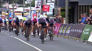 After 160km of racing, it all came down to a big bunch sprint! Catch up on today's Lochard Energy Warrnambool Women’s Classic. #NRS23 | AusCycling Road & Esports