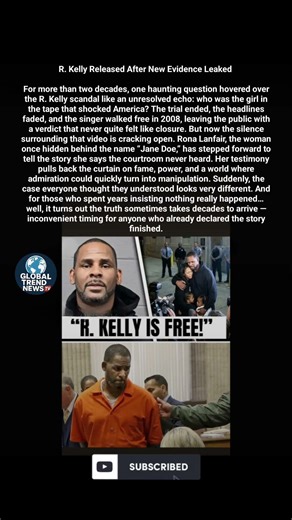 R.Kelly Case Reignites as “Jane Doe” Speaks Out After Years of Silence#RKelly#Justice #SurvivorStory