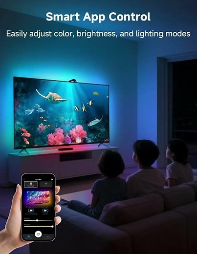 Luces LED para TV que sincronizan con la pantalla 📺 TV LED Backlight con cámara #productosvirales