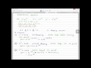 2.3 Second-order ODE - Damped systems