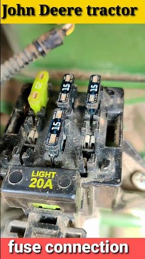 Tractor Fuse Conection #solutiongstech #Tractorfuse
