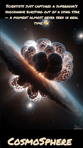 🤯 SHOCKWAVE CAPTURED: Supernova Explosion Seen in Real-Time #shorts #supernova #blast