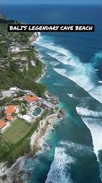 Step Inside Bali’s Secret Cave Beach 🇮🇩 Uluwatu Beach