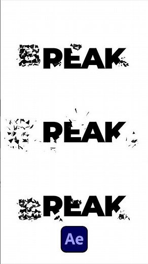 Shatter Anything in After Effects with ONE EFFECT! #aftereffects