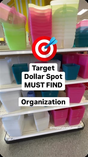 Here are all of the storage choices for organization at the 🎯 Target Dollar Spot. They have some repeats and some new additions this year for back to school: #BackToSchool #OrganizationFinds #TargetDollarSection #StorageContainers #TargetFinds #BudgetFriendly #SchoolSupplies #ThePurpleAlphabet #OrganizedLiving #ClassroomOrganization #TeacherLife #HomeschoolOrganization #NewFinds #BackToSchoolShopping #affordableorganization | The Purple Alphabet