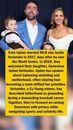 Kate Upton & Verlander’s Family Life