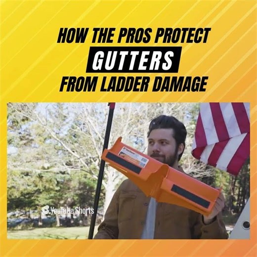 How The Pros Protect Gutters From Ladder Damage