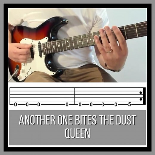 Easy Guitar Riffs - Another One Bites the Dust - Queen (TAB) How to Play: Another One Bites the Dust