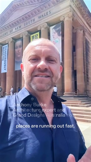 Meet Anthony Burke, host of 'Grand Designs Australia' and your guide for our 2026 #InternationalStudyTour, 'Clean lines and cool designs: architecture meets nature in Scandinavia'. Explore how architecture and nature intertwine across Denmark and Norway. Only one spot left, don’t miss out! 📆 10–22 June 2026 Book now via the LINK IN BIO 🔗 agnsw.art/ist Presented by the Art Gallery Society of NSW. International Study Tours are open to all art and travel enthusiasts, with proceeds supporting the 