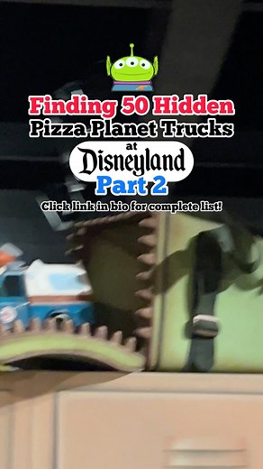 Disneyland & Walt Disney World| Mickey Visit 🚂🏰 on Instagram: "👀 50 hidden Pizza Planet trucks around the Disneyland Resort for Pixar Fest! Follow along as we find more! Planning a trip to Disney? Be sure to click the link in my bio for more info and exclusive discounts. Our followers get additional discounts on Disneyland tickets from Get Away Today via MickeyVisit.com/Tickets and on Walt Disney World vacations via MickeyVisit.com/WDW Must use link! #disneyland #Disneylandpark #disneyparks #