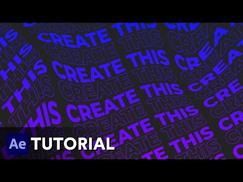 HOW TO MAKE LOOPING BACKGROUNDS IN AFTER EFFECTS
