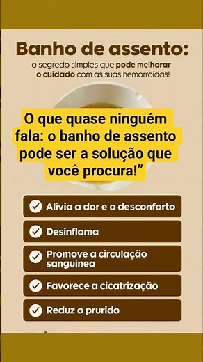Banho de Assento: método simples que reduz dor, inflamação e melhora a circulação