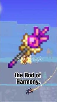 Only Few Player Have This One Of The Rarest Item In Terraria - The Rod Of Harmony