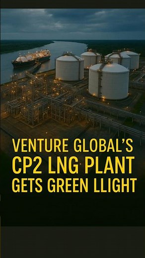 Venture Global's CP2 LNG Plant Gets Green Light