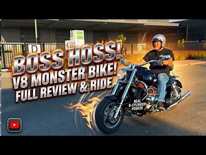 RIDING A V8 MONSTER! 2004 Boss Hoss (400HP Chevy Engine)