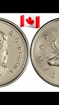 Canada Coin 25 Cent Elizabeth II Most Expensive Coin - Is Canadian Coins Really Worth It?
