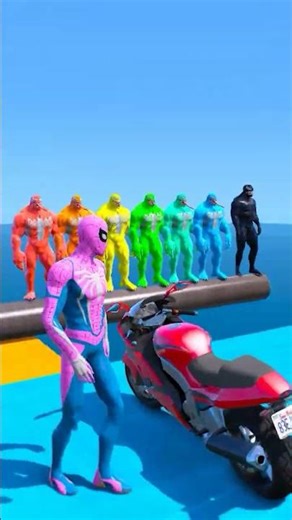 GTA V EPIC VENOMS VS ALIEN RAGDOLL#shorts