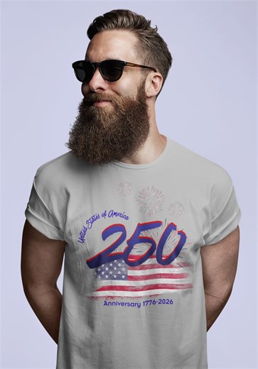 250th Anniversary USA Shirt | United States of America 1776 2026 T Shirt | Patriotic Fourth of July Tee - Etsy