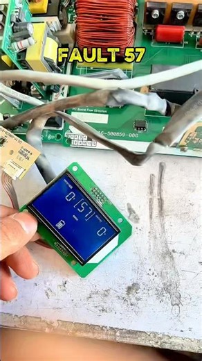 Hybrid inverter Fault 57 / error 57 clear Repair #shorts #fault57 #repairing