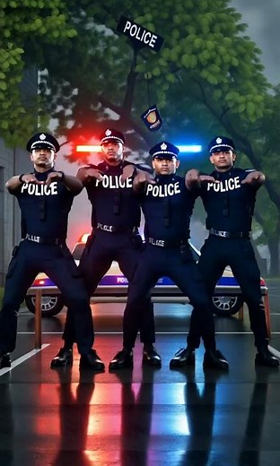 🇺🇸 U.S. Police Dance to Macarena | Classic Moves, Modern Vibes! | Cop Series 2025 🕺🚓