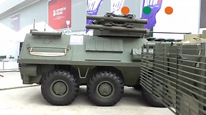 俄罗斯BTR-87轮式步兵战车，最大公路速度90公里