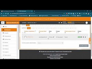 Tutorial Asignar profesor al curso Moodle