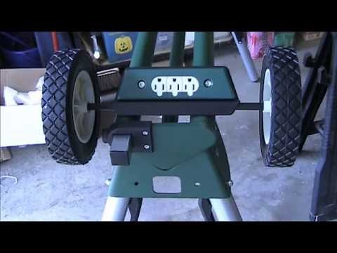 Masterforce Rolling/Universal Miter Saw Stand (Assembly Required)