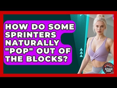 How Do Some Sprinters Naturally "pop" Out Of The Blocks? - Athletes Training Room