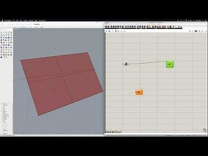 How to Get a Surface's Area, make Divisions and Extrude - Rhino/GH Tutorial