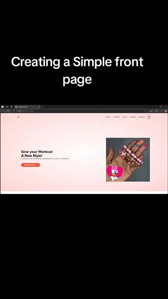 Creating a Simple front page using Html ,Css #programming #programmer #coding #codinglife #html #simple #tiktokviral #code #beginnerr #javascript #webdeveloperr #we #htmlcss #codinglife #htmlcss #we #webdesign #webdeveloperr #javascript #fyp #fypp #beginnerr #tik_tok #code #tiktokviral #simple