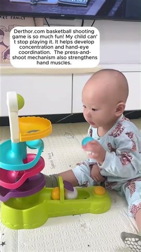 #Guyu's [brand name] basketball shooting game is so much fun! My child can't stop playing