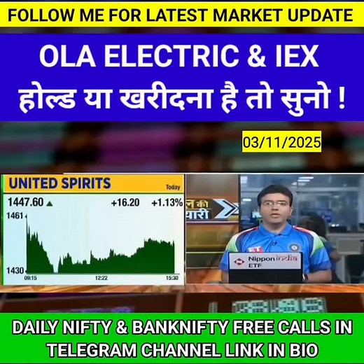 529 reactions · 21 comments | Ola Electric & IEX में बड़ा मूव आने...
