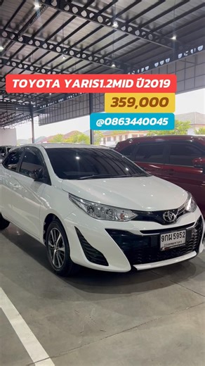 TOYOTA YARIS1.2MID ปี2019 #เพชรยนต์ #รถมือสอง #toyota #yaris #รถเข้าใหม่