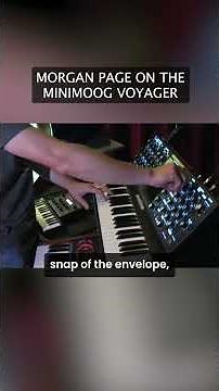 Morgan Page on the Moog Voyager: "There's just something with the analogue flux"