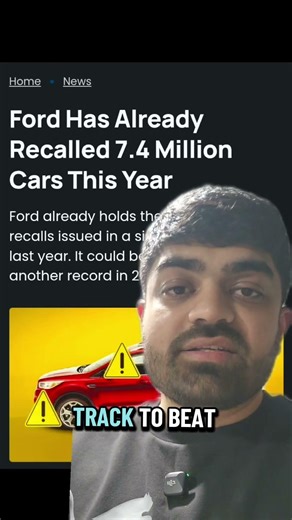 Ford is getting cooked by recalls #ford #cars