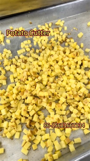 Potato Dicing Machine. Maximum efficiency, lowest price. Direct from our factory. #FoodProcessing #FactoryDirect | AnbangMachinery-Ethan