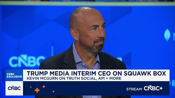 Watch CNBC's full interview with Trump Media and Technology Group Interim CEO Kevin McGurn