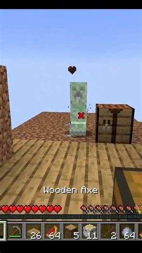 Creepers in One Block #minecraft