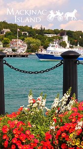 Step back in time and embrace the charm of Mackinac Island! Explore historic sites, ride in a horse-drawn carriage, and soak in the beauty of the island. | Mackinac Island Tourism Bureau | Facebook