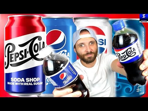 Pepsi Soda Shop & Made With Real Sugar History & Review | Is There a Difference?