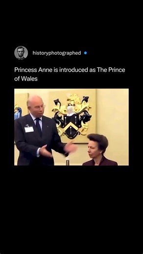 In The Young Advocates for Agriculture debate (2012), an announcer mistakenly introduced Princess Anne as the Prince of Wales. After the gaffe, the princess quipped, "There's a worry!" to the host and later shared a story about her brother Charles also being the subject of a similar mix-up. | History In Pictures