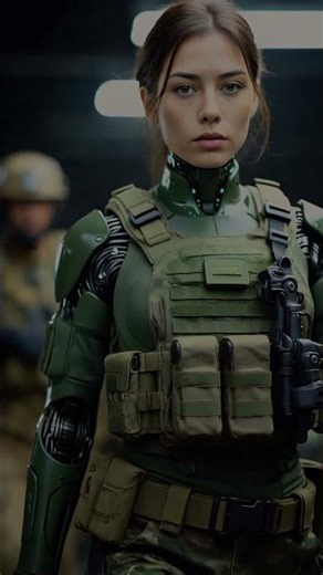 First-Person Encounter with a Military AI Android | Hyper-Realistic Cinematic POV