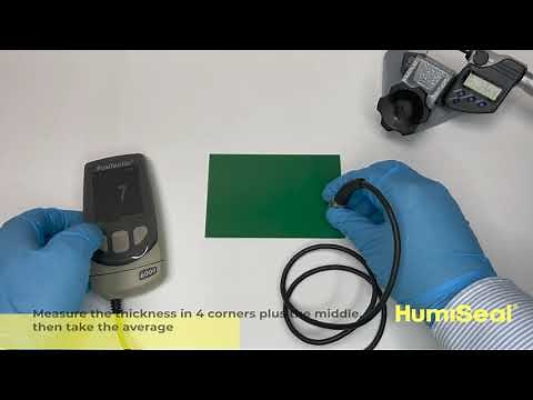 Easy and accurate way to measure the conformal coating dry thickness